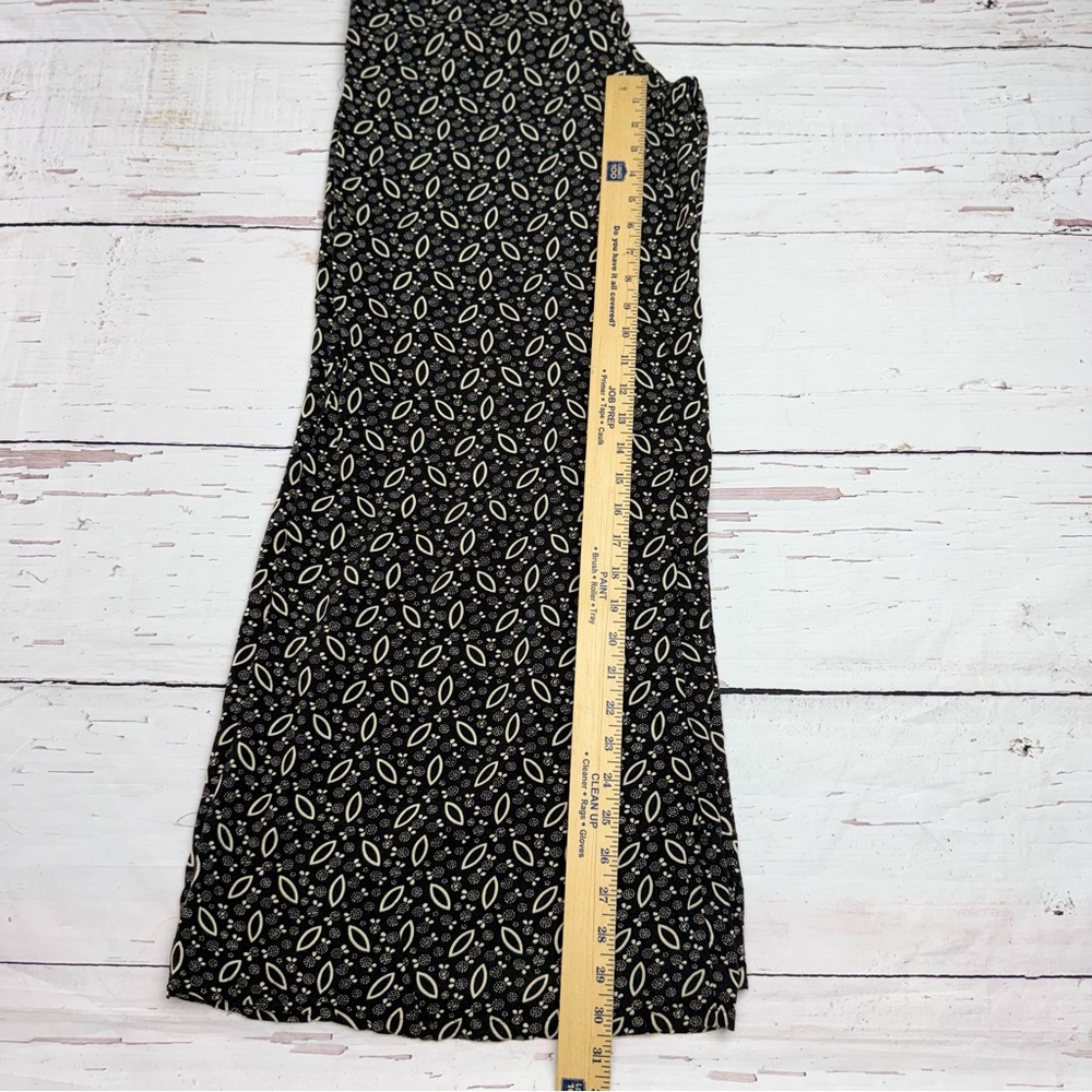 Cartonnier Black and Cream Patterned Wide-Leg Pants - Picture 6 of 8